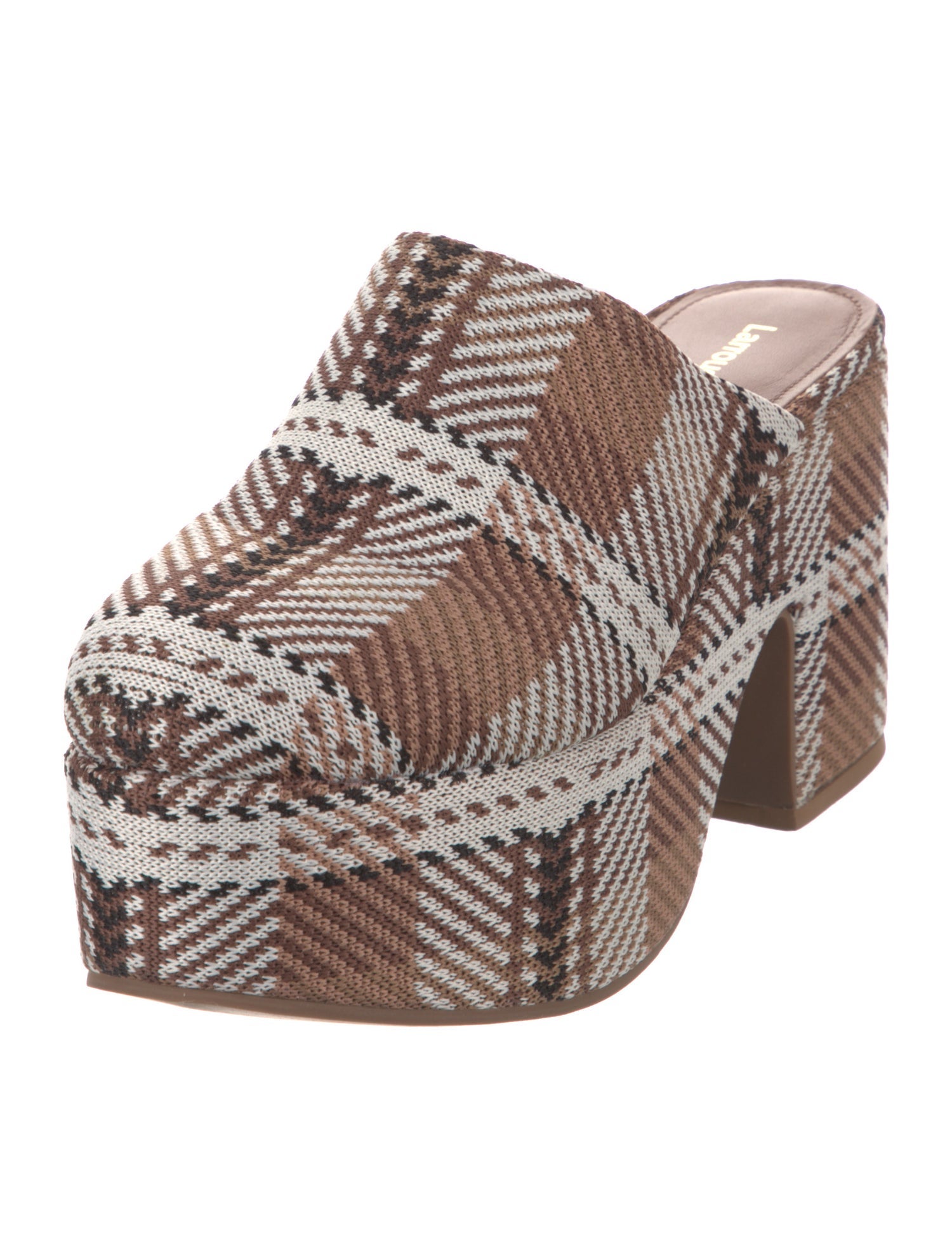 Larroude Printed Mules