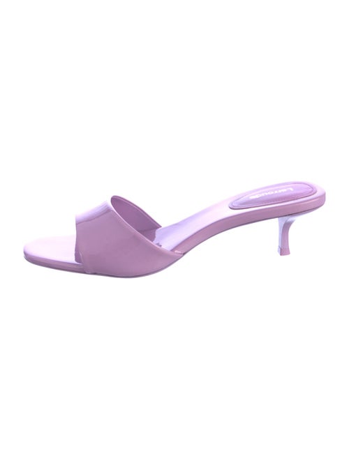 Larroude Patent Leather Slides