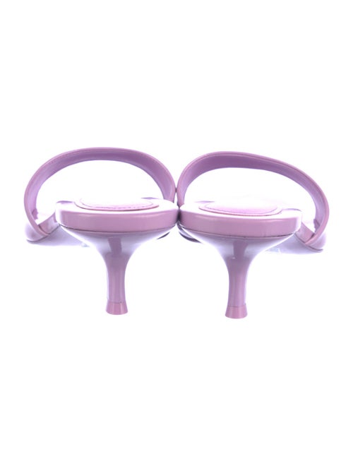 Larroude Patent Leather Slides