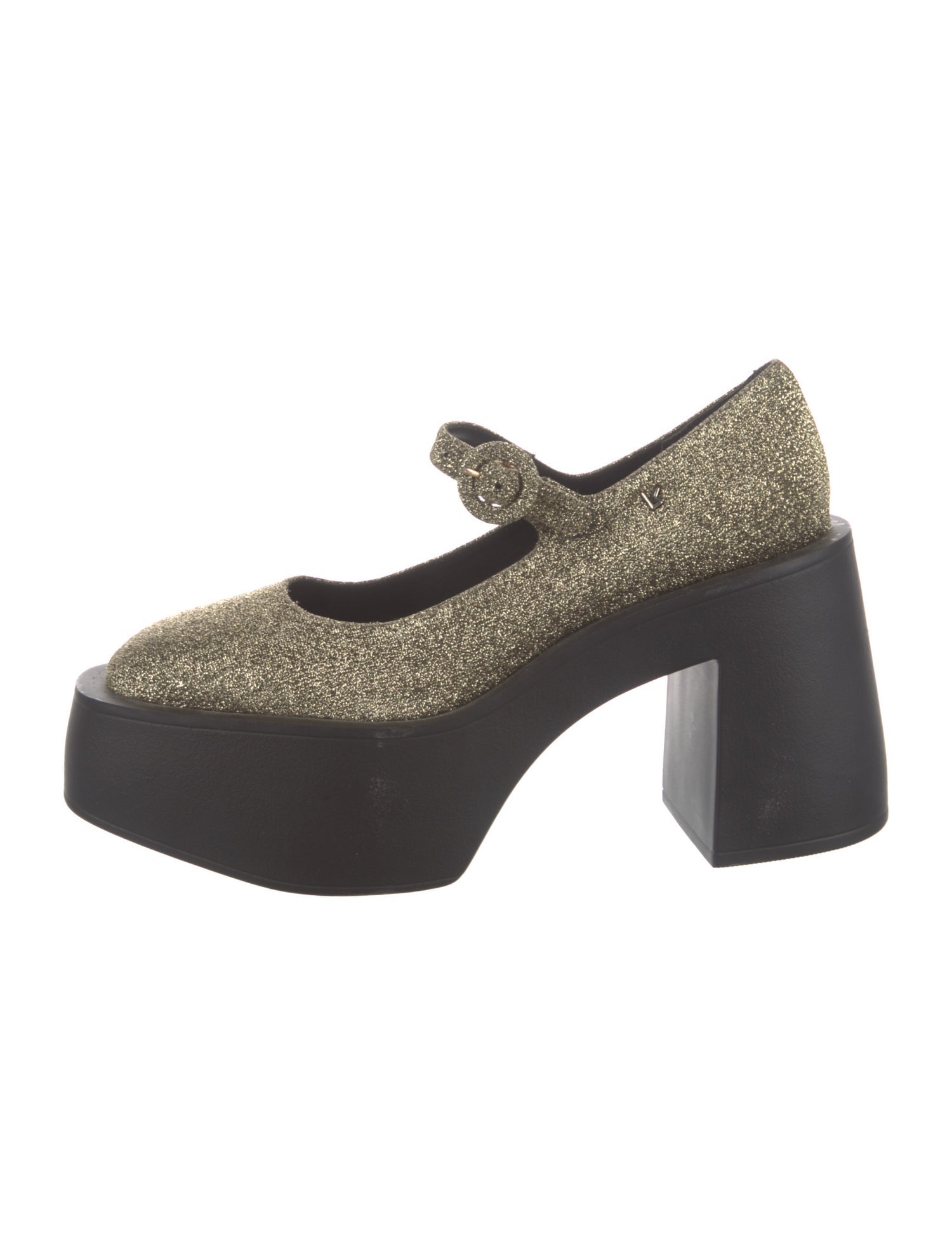 Larroude Glitter Pumps