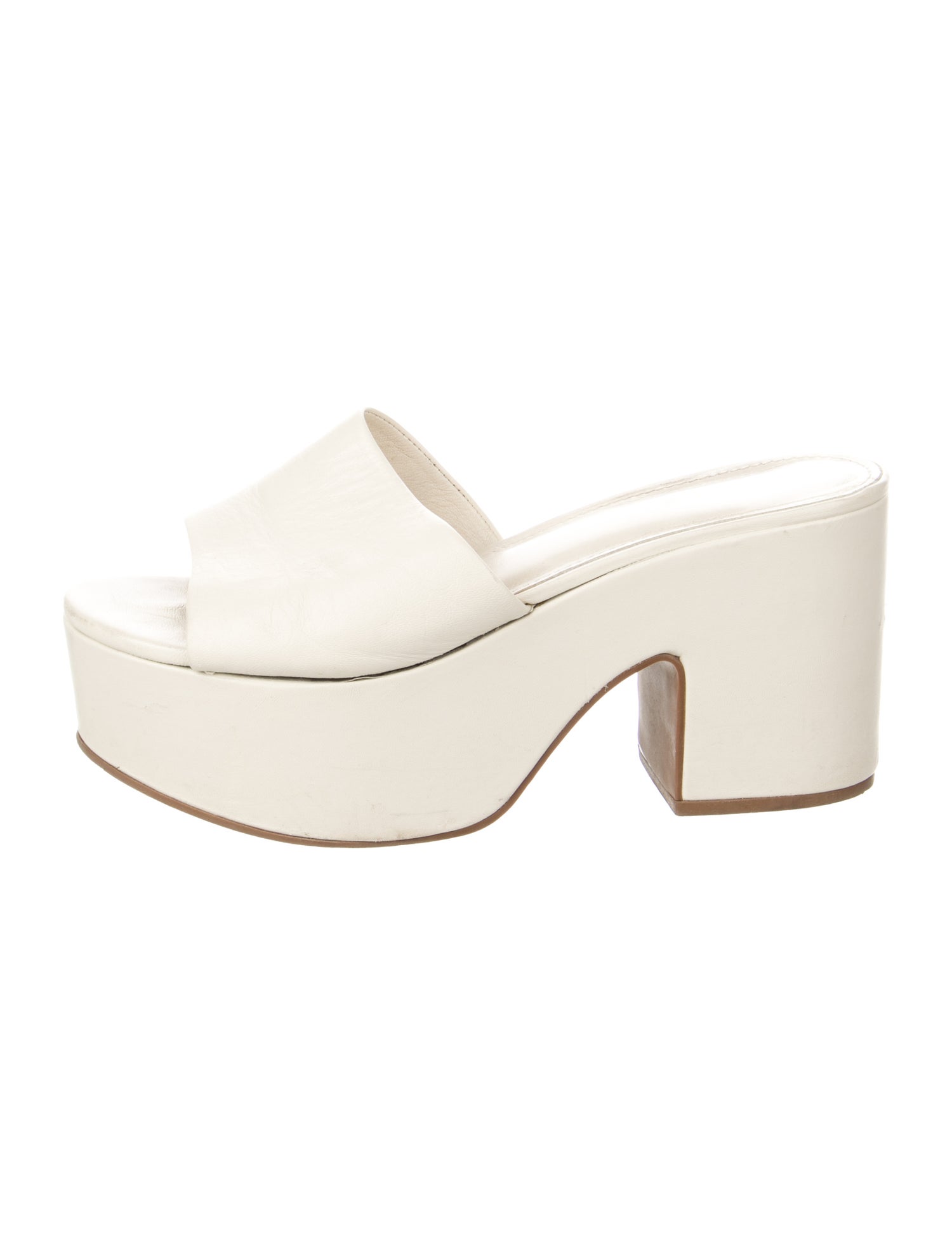 Larroude Leather Slides