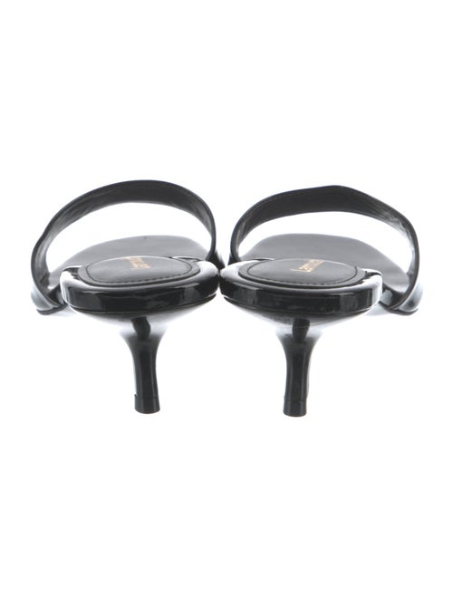 Larroude Patent Leather Slides