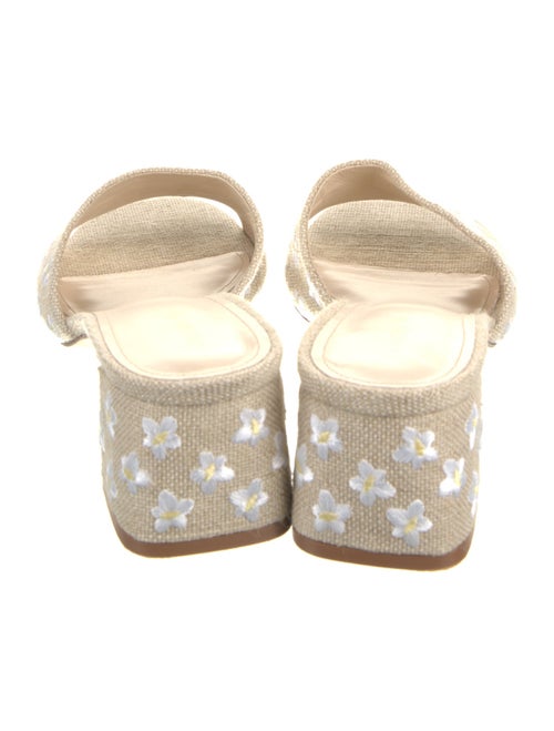 Larroude Canvas Printed Slides