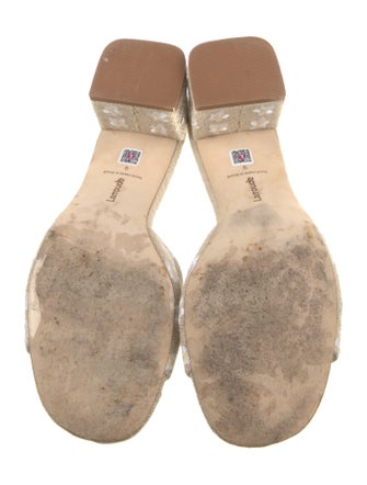 Larroude Canvas Printed Slides