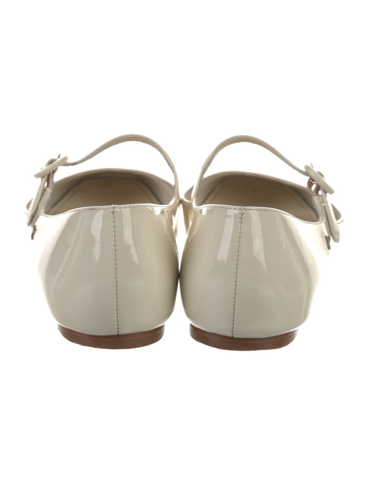 Larroude Patent Leather Mary Jane Flats