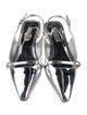 Larroude Patent Leather Slingback Flats