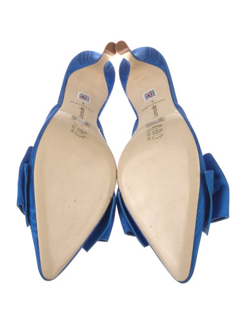 Larroude Bow Accents Mules