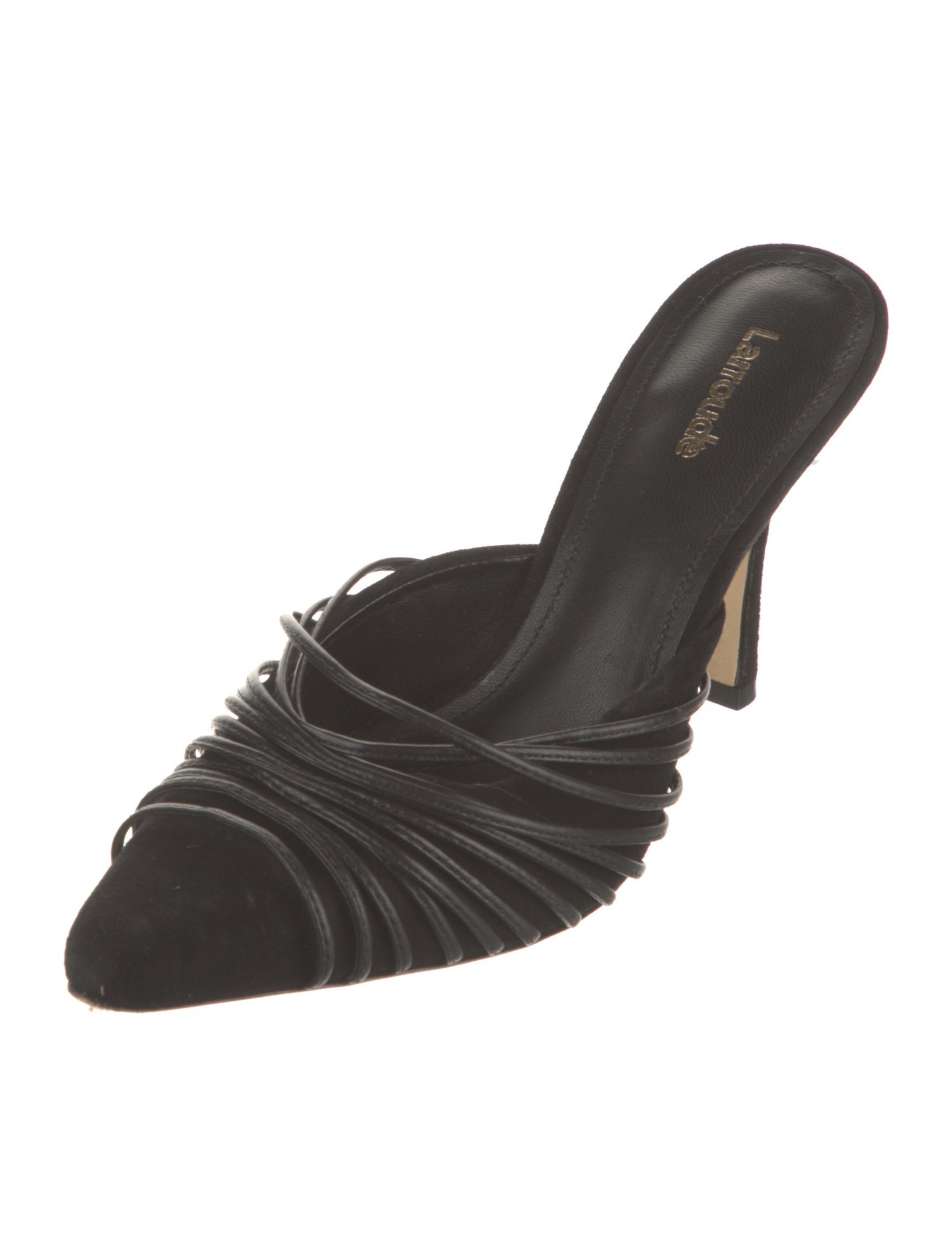 Larroude Suede Mules