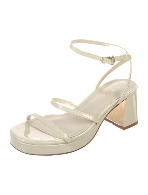Larroude Patent Leather Sandals