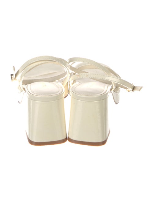 Larroude Patent Leather Sandals