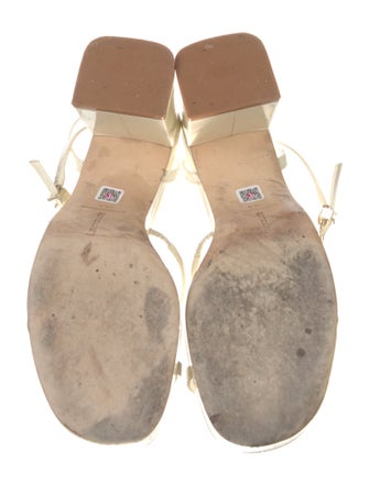 Larroude Patent Leather Sandals