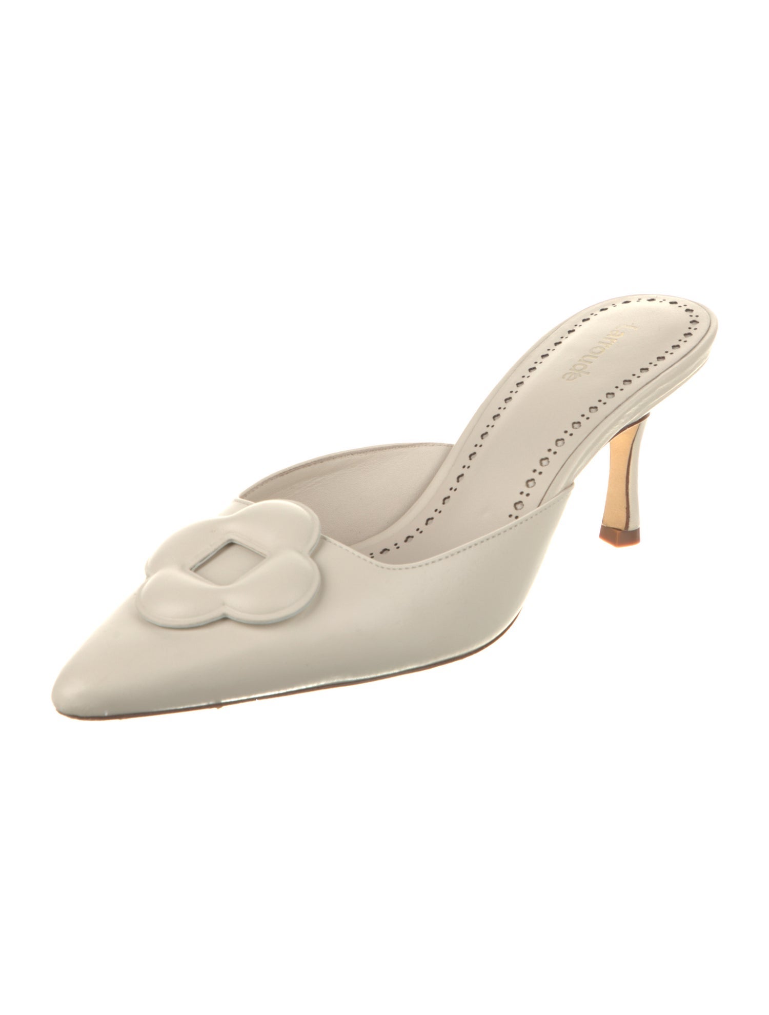 Larroude Leather Mules