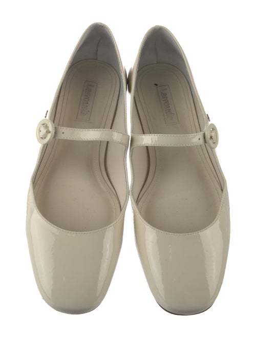 Larroude Patent Leather Mary Jane Flats