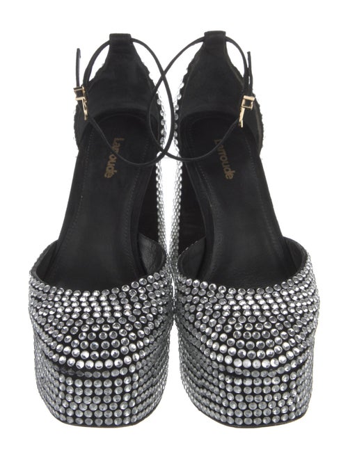 Larroude Crystal Crystal Embellishments D'Orsay Pumps