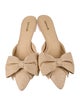 Larroude Ruffle Embellishment Mules
