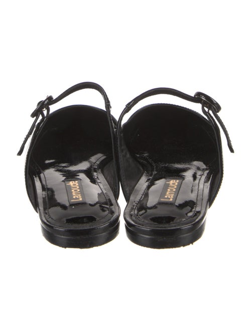 Larroude Patent Leather Mules
