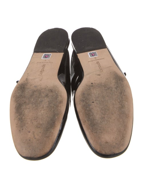 Larroude Patent Leather Mules