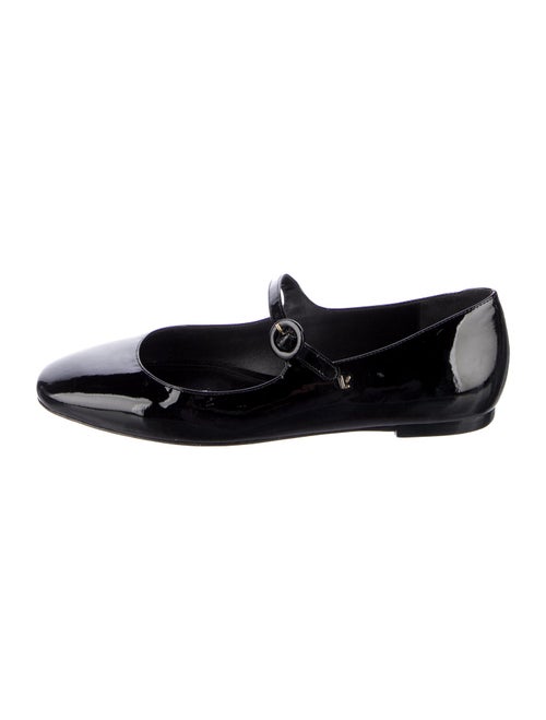 Larroude Patent Leather Mary Jane Flats