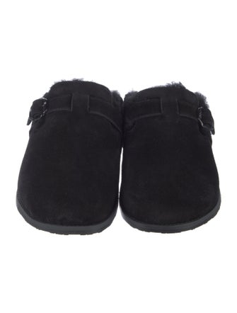 Larroude Suede Mules