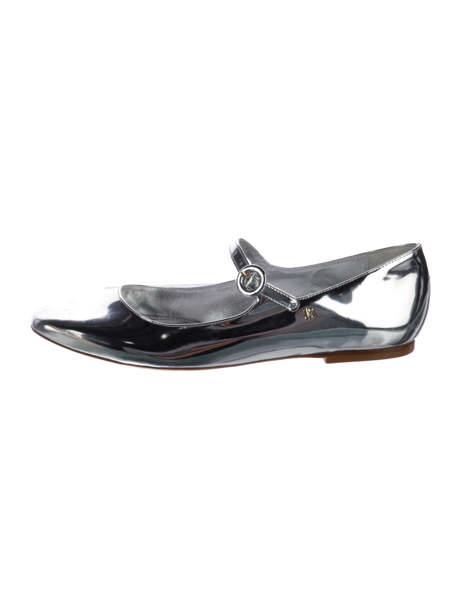 Larroude Patent Leather Mary Jane Flats