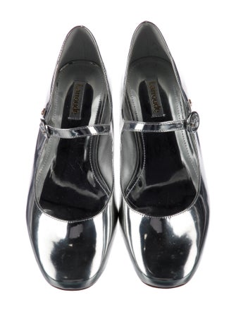 Larroude Patent Leather Mary Jane Flats