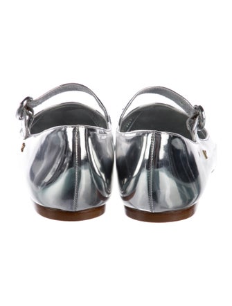 Larroude Patent Leather Mary Jane Flats