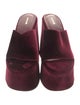 Larroude Velvet Slides