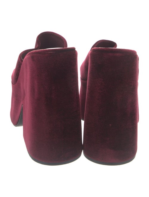 Larroude Velvet Slides
