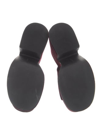Larroude Velvet Slides
