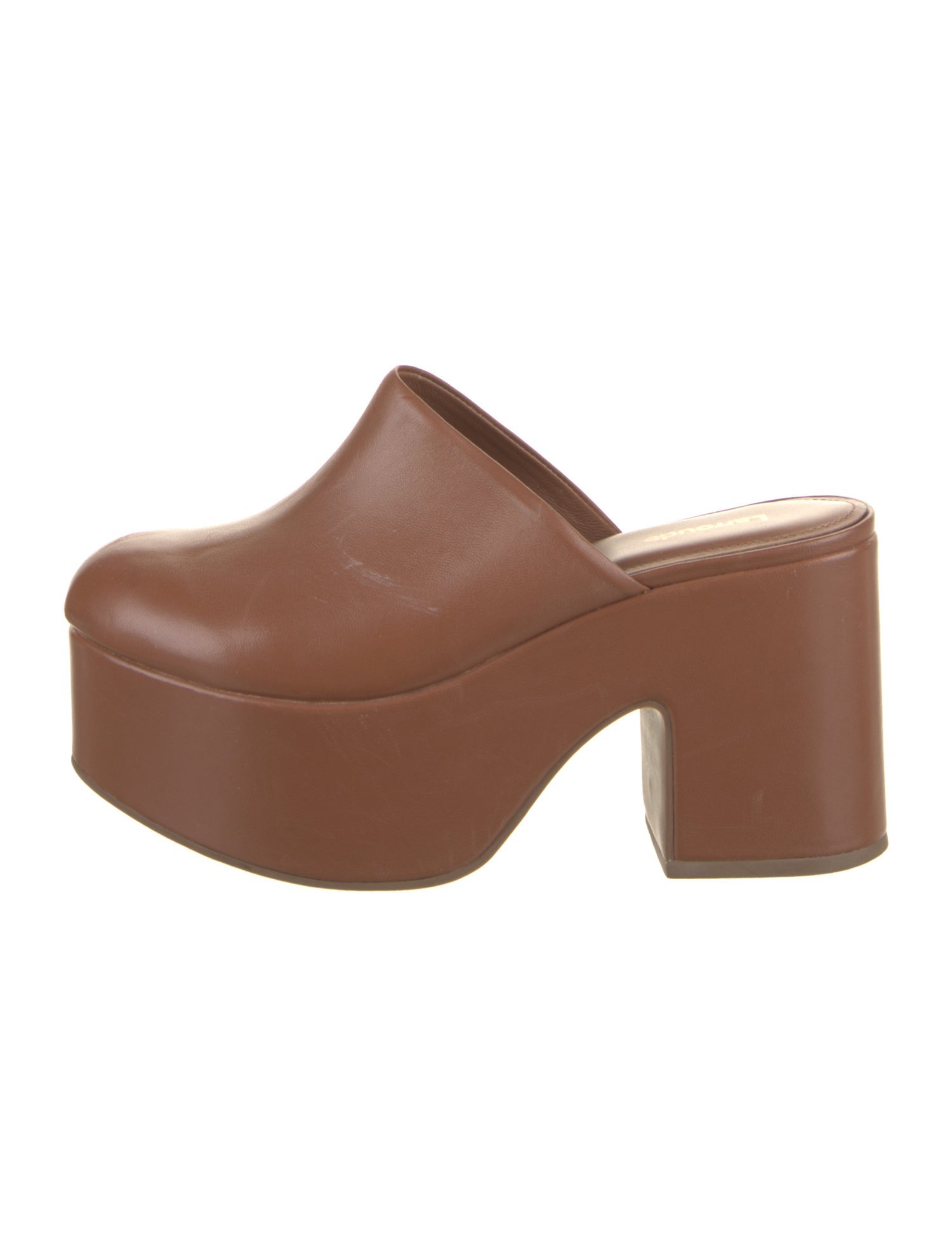 Larroude Leather Mules