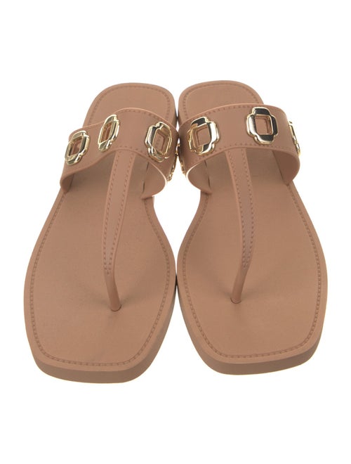 Larroude Leather Slides