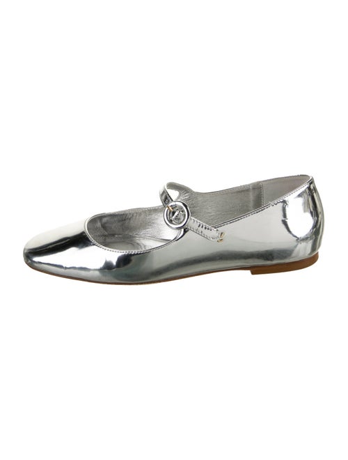 Larroude Patent Leather Mary Jane Flats