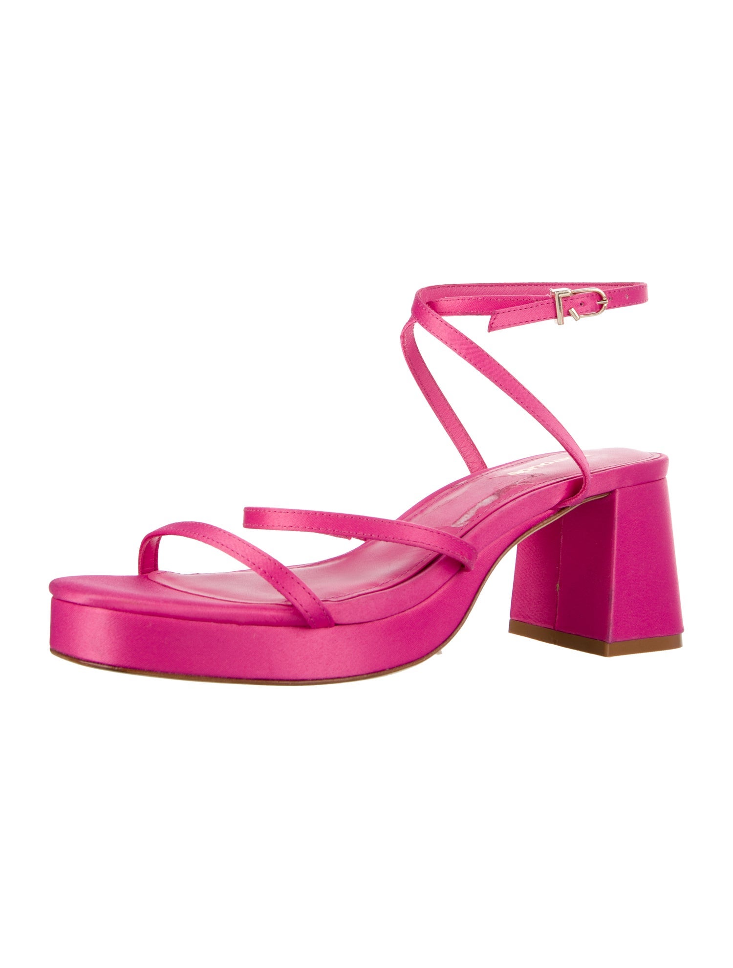 Larroude Satin Sandals