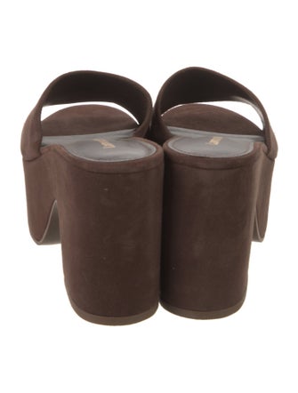 Larroude Suede Slides