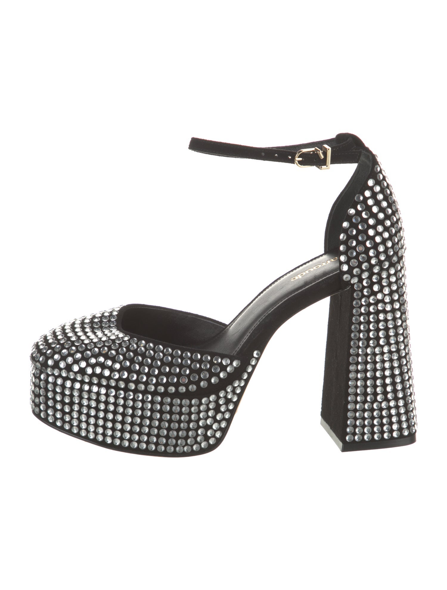 Larroude Crystal Crystal Embellishments D'Orsay Pumps