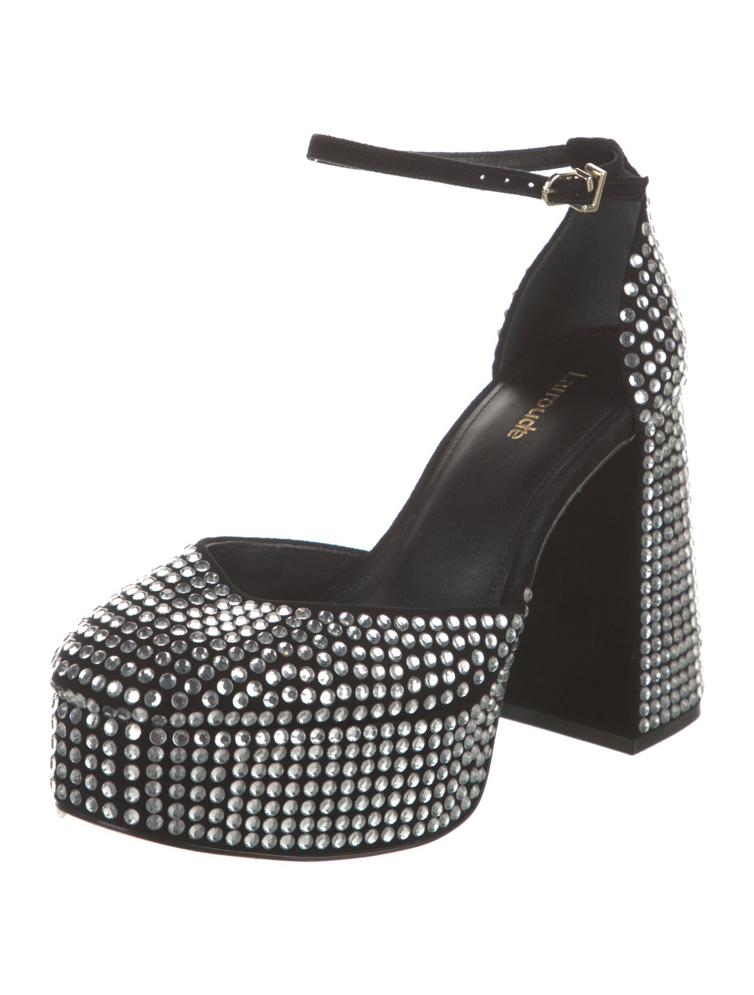 Larroude Crystal Crystal Embellishments D'Orsay Pumps