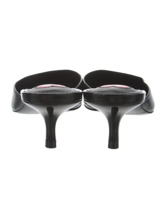 Larroude Patent Leather Mules