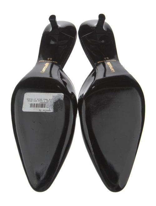 Larroude Patent Leather Mules