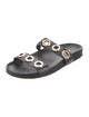Larroude Leather Slides