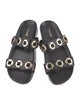 Larroude Leather Slides