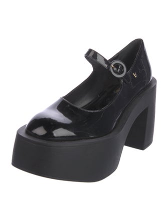 Larroude Patent Leather Pumps