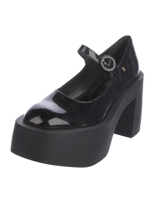 Larroude Patent Leather Pumps