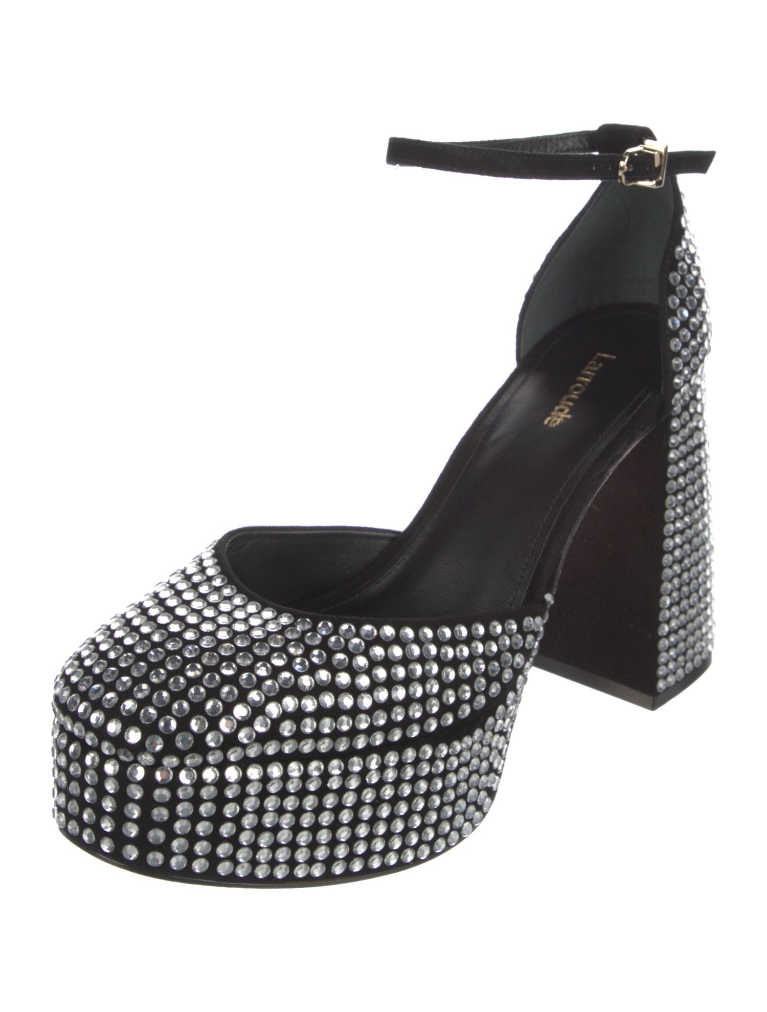 Larroude Crystal Crystal Embellishments D'Orsay Pumps