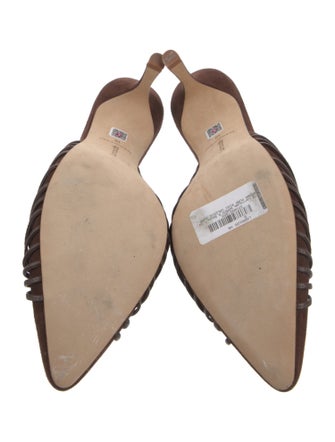 Larroude Suede Mules