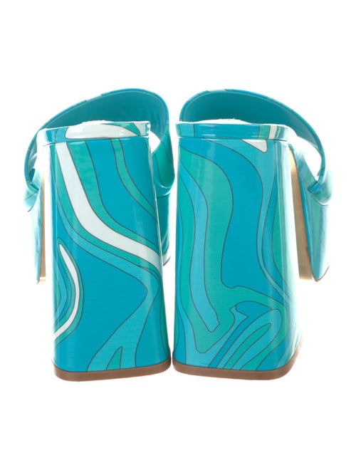 Larroude Patent Leather Slides