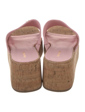 Larroude Patent Leather Slides