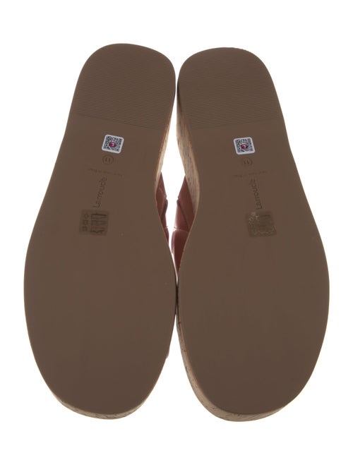 Larroude Patent Leather Slides