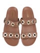 Larroude Leather Slides