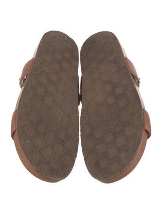 Larroude Leather Slides