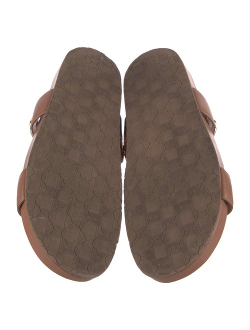 Larroude Leather Slides